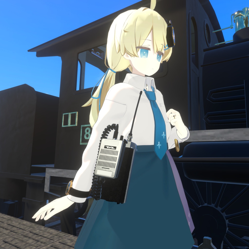 【VRChat想定/MA】国鉄乗務員無線機セット