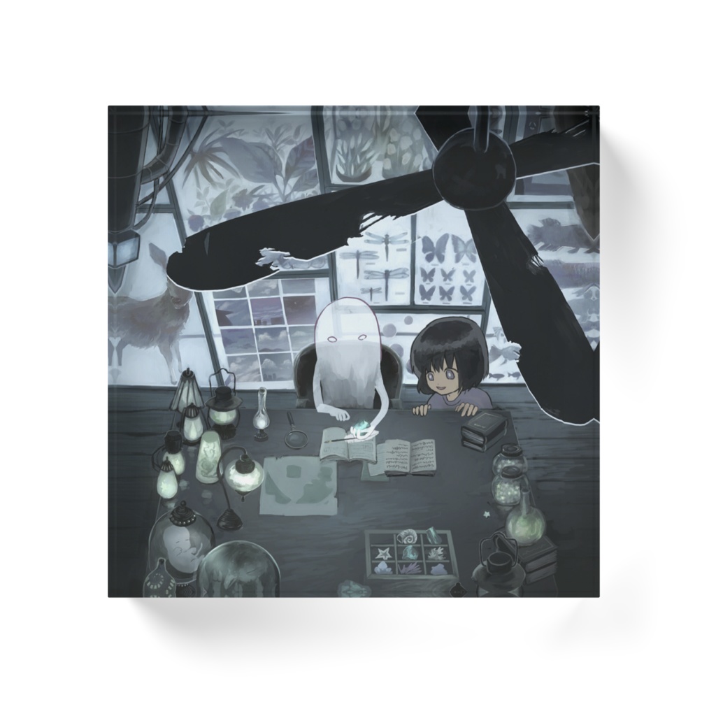 アクリルブロック「おしごとべや」