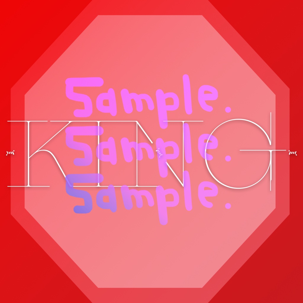 無料版あり◆「KING／Kanaria」っぽいロゴ