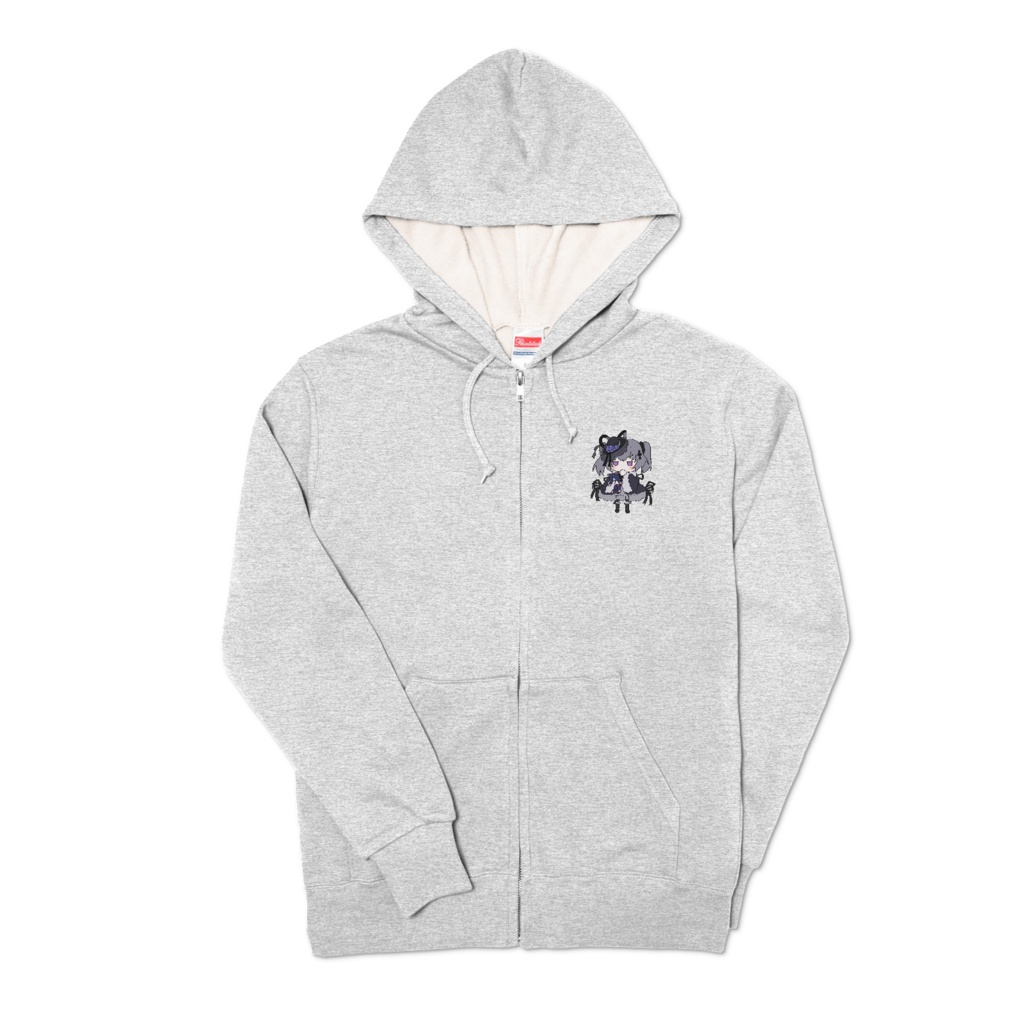 幼アシッドワンポイントジップパーカー