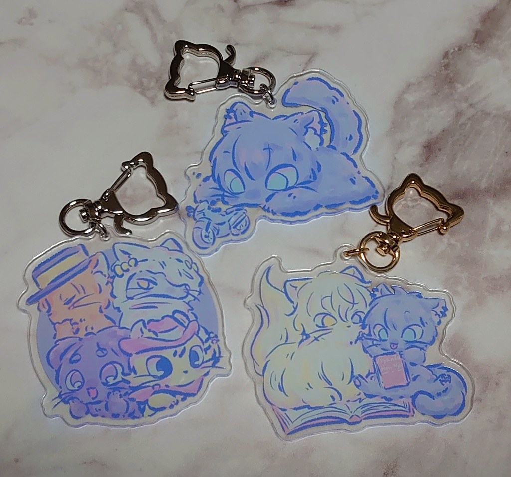 にゃんごろアクキー(三種類)