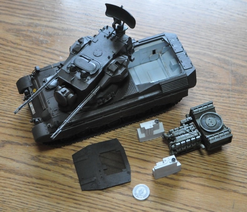 1/35スケール ゲパルト(レオパルト1)用エンジンセット