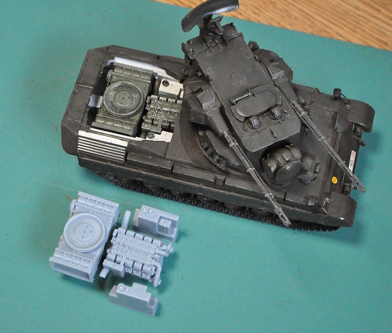 1/35スケール ゲパルト(レオパルト1)用エンジンセット