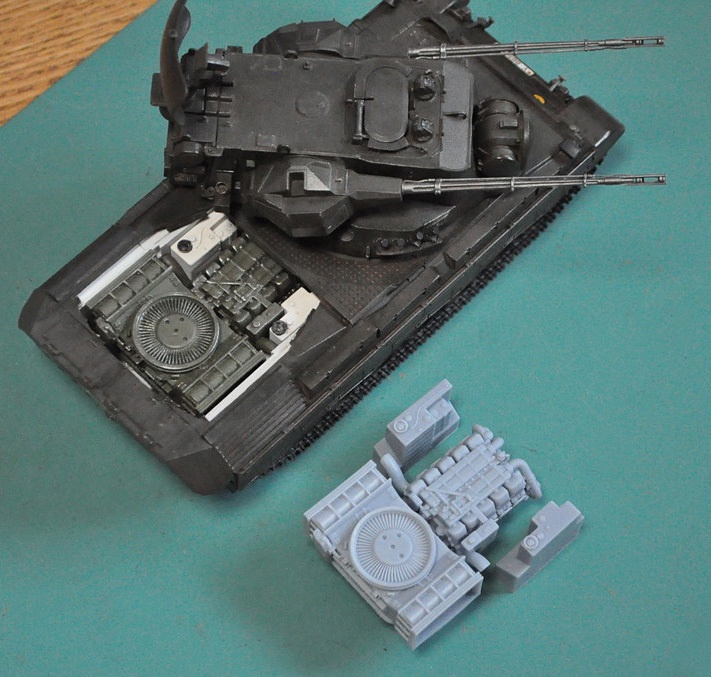 1/35スケール ゲパルト(レオパルト1)用エンジンセット