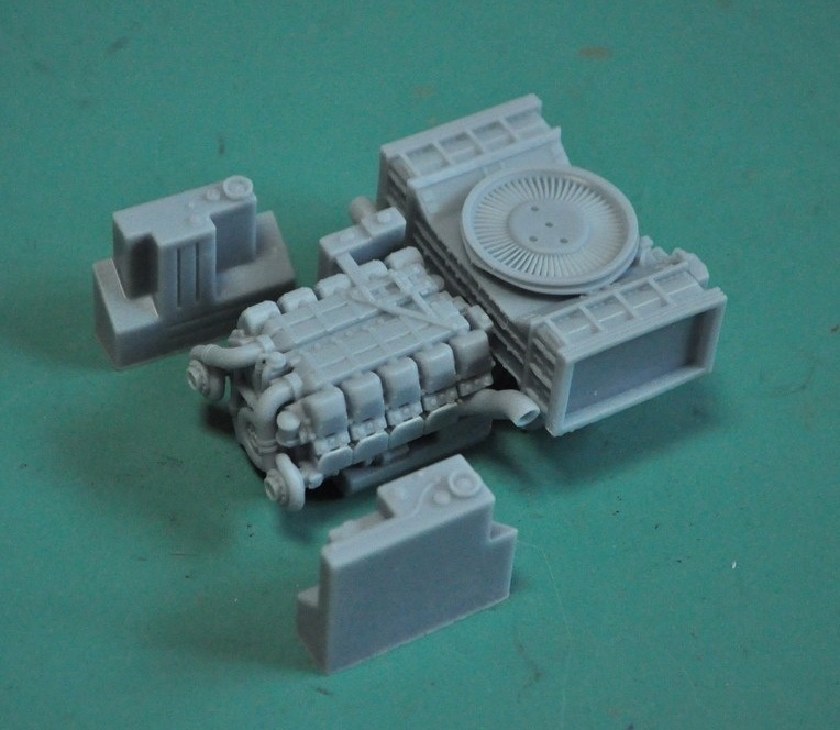 1/35スケール ゲパルト(レオパルト1)用エンジンセット