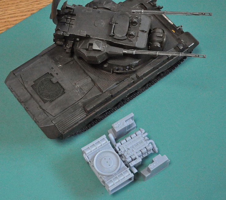 1/35スケール ゲパルト(レオパルト1)用エンジンセット