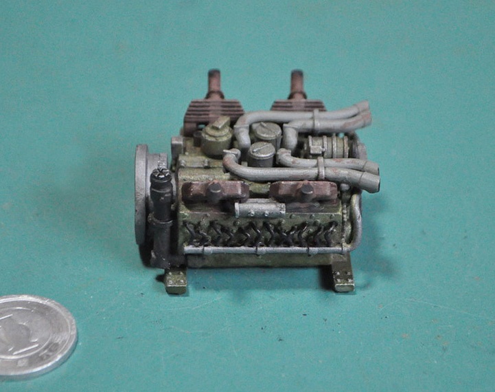1/35スケール チャーチル エンジン キット