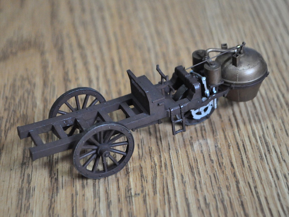 1/64スケール 「キュニョーの砲車(蒸気自動車)」(単体)塗装済み完成品