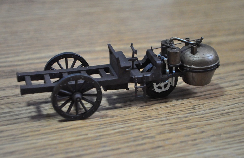 1/64スケール 「キュニョーの砲車(蒸気自動車)」(単体)塗装済み完成品