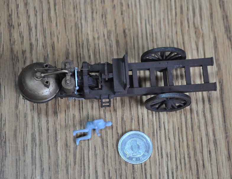1/64スケール 「キュニョーの砲車(蒸気自動車)」(単体)塗装済み完成品