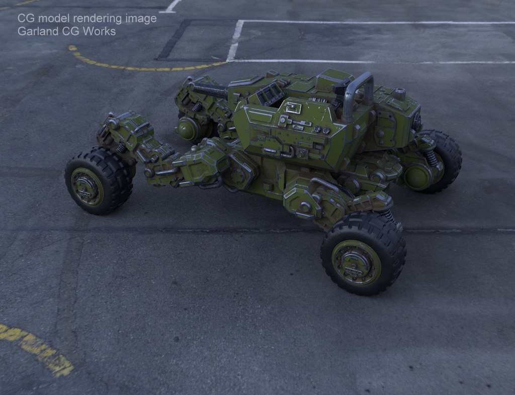 ガーランドCGワークス 1/60 高機動戦闘車 XM2023S