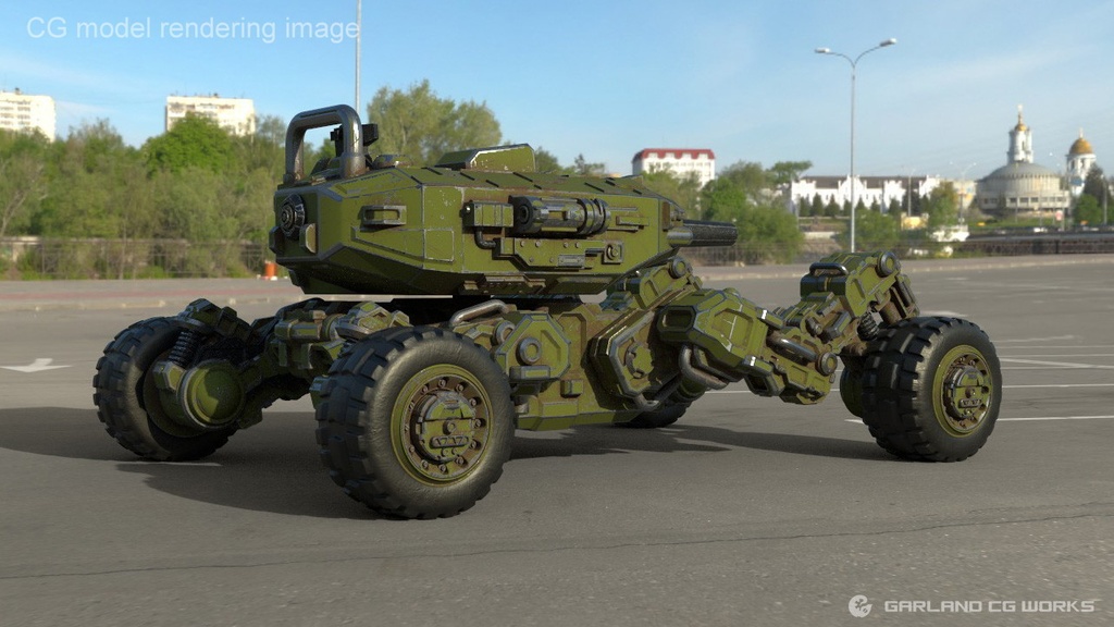 ガーランドCGワークス 1/60 高機動戦闘車 XM2023S