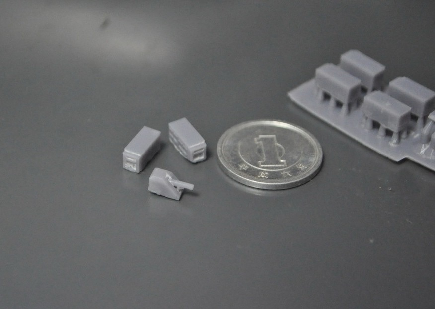 1/700スケール レールガン試験機セット(試験艦あすか搭載)