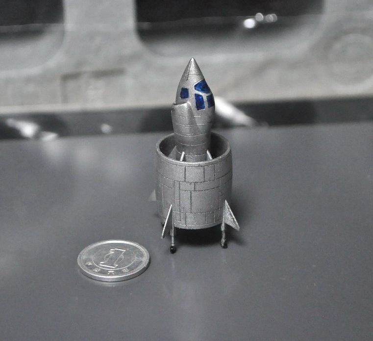 1/144スケール 「C450 コレオプテール VTOL実験機」と「運搬トレーラー」