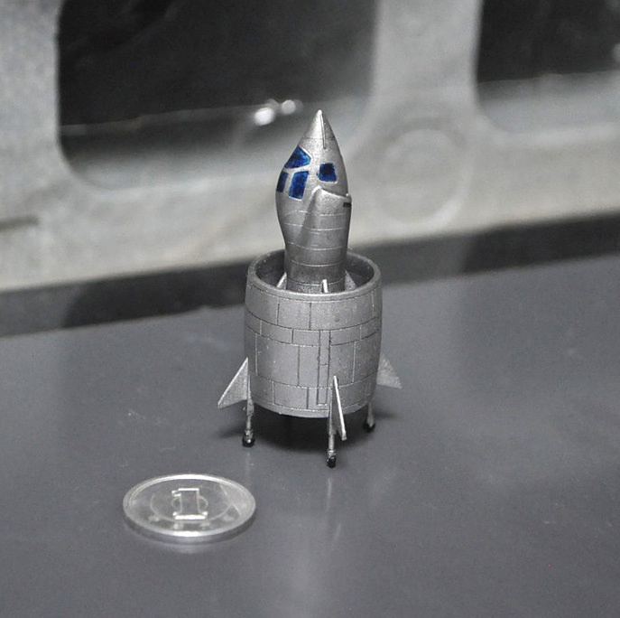 1/144スケール 「C450 コレオプテール VTOL実験機」と「運搬トレーラー」