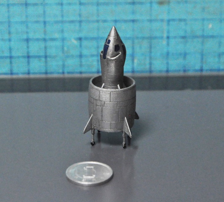 1/144スケール 「C450 コレオプテール VTOL実験機」と「運搬トレーラー」