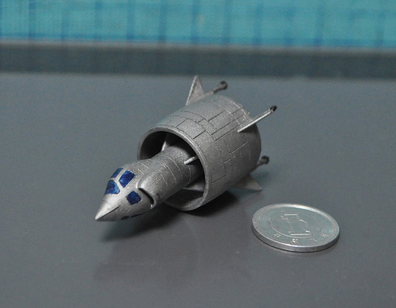 1/144スケール 「C450 コレオプテール VTOL実験機」と「運搬トレーラー」