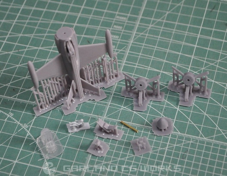 1/144スケール「XFV-1 サーモンVTOL実験機」