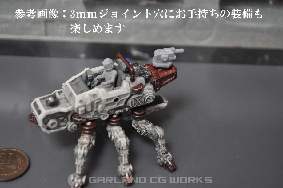 ガーランドCGワークス 1/60 オリジナルメカ 6脚小型ビークル「ロック・レッグ」