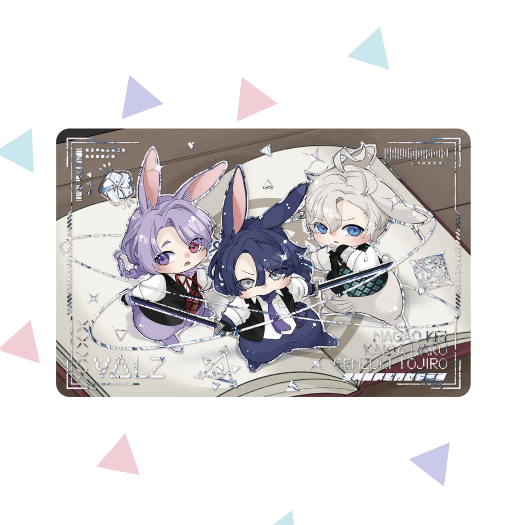 【非公式】箔押しクリアカード