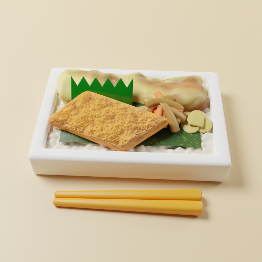 【Free DL】のり弁当
