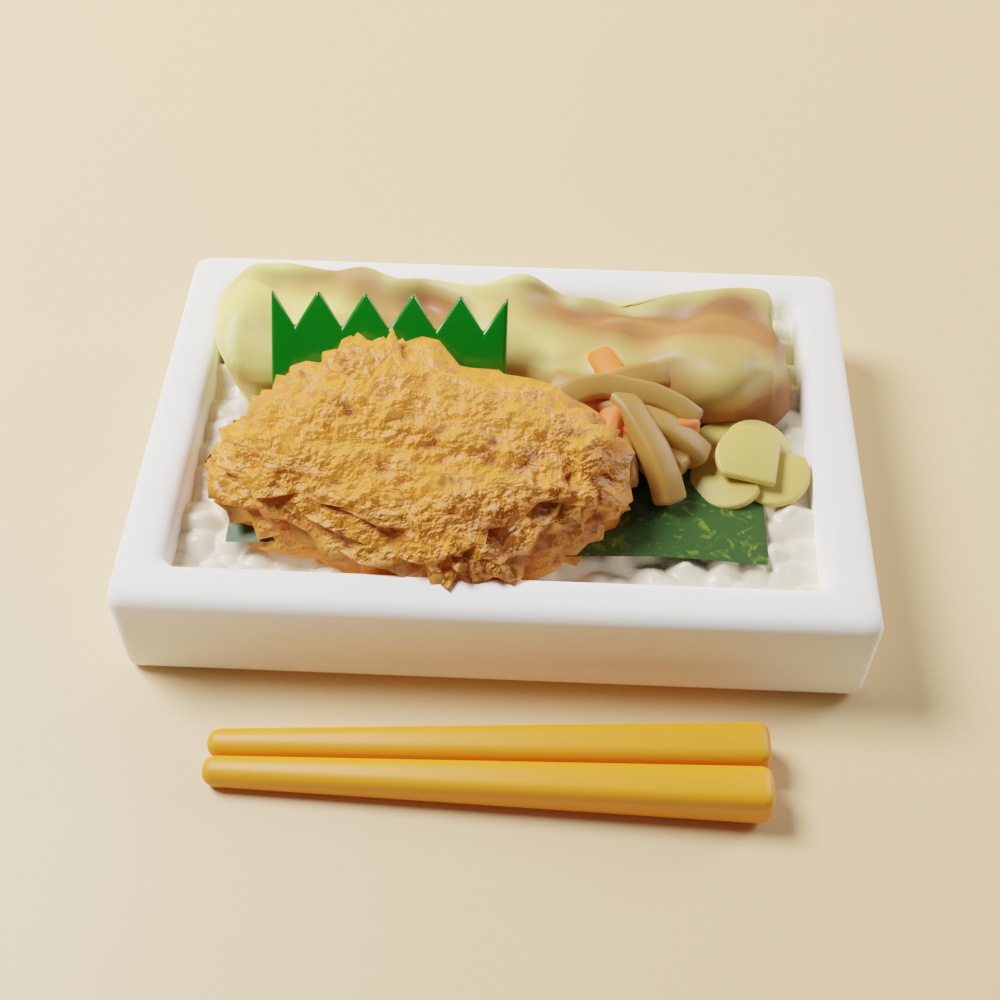 【Free DL】のり弁当