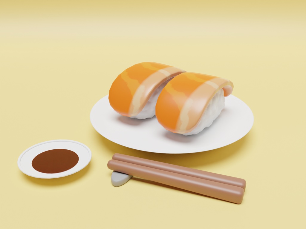 お寿司(サーモン)