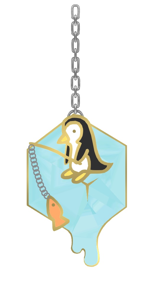 【Vroid】ペンギンデザインイヤリングセット