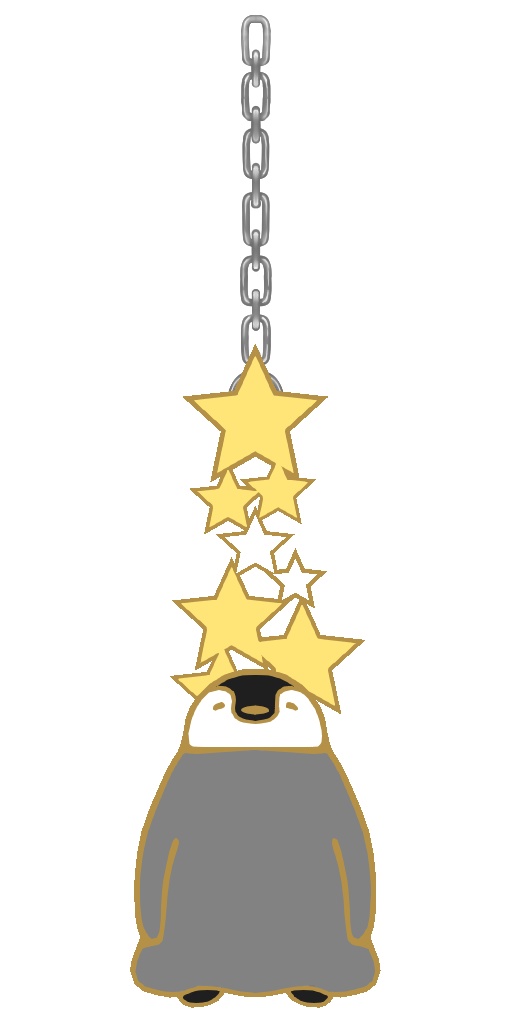 【Vroid】ペンギンデザインイヤリングセット