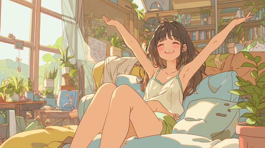 【無料あり】【Free BGM】『陽だまりの部屋』ループ加工済み。