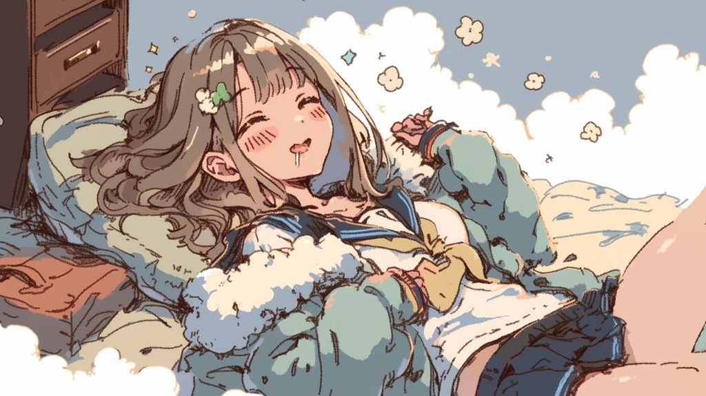 【無料あり】【Free BGM】『いい夢見てね!』ループ加工済み。