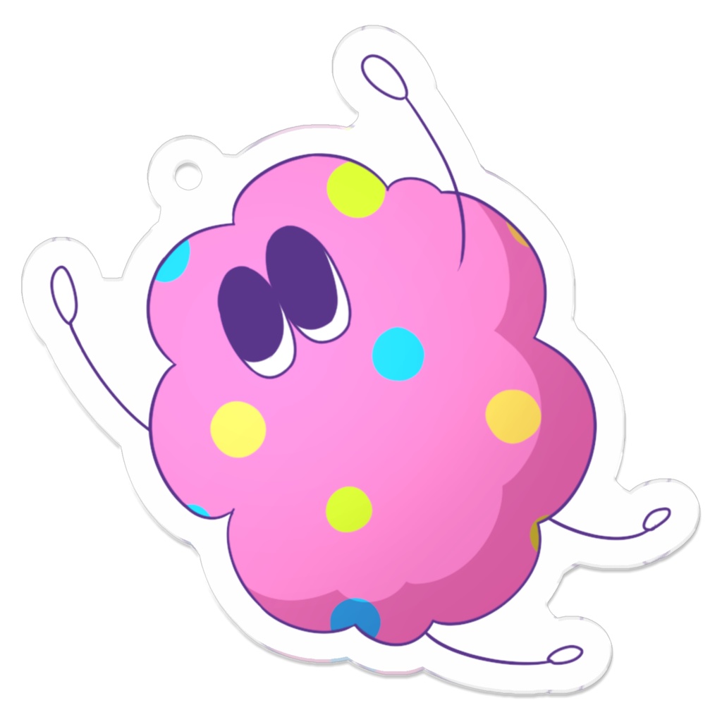 けむくじゃらくんアクキー