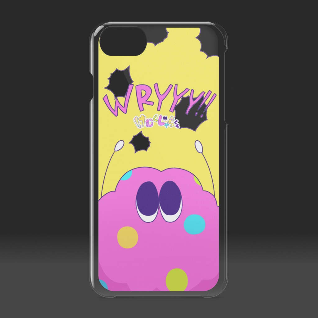 けむくじゃらくんスマホケース