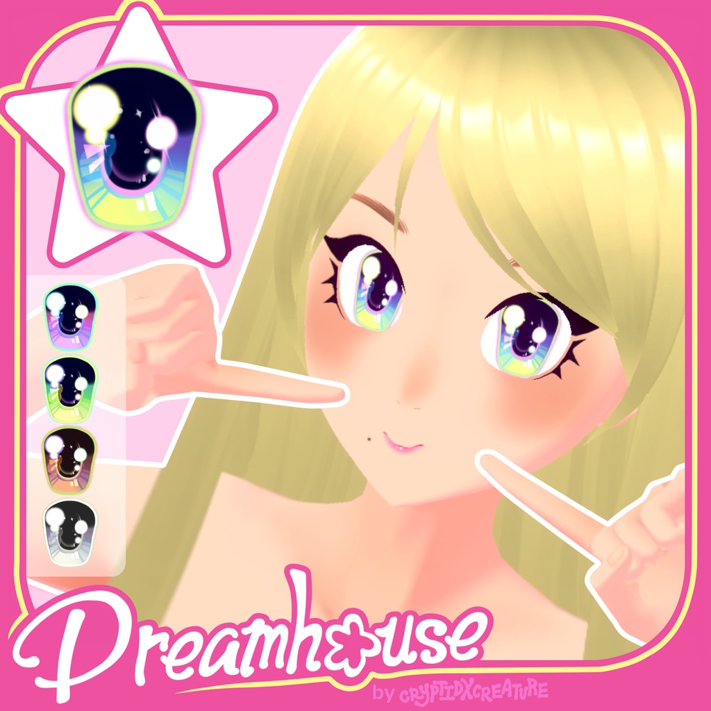 dreamhouse! - vroid asset for vtubers - eye texture