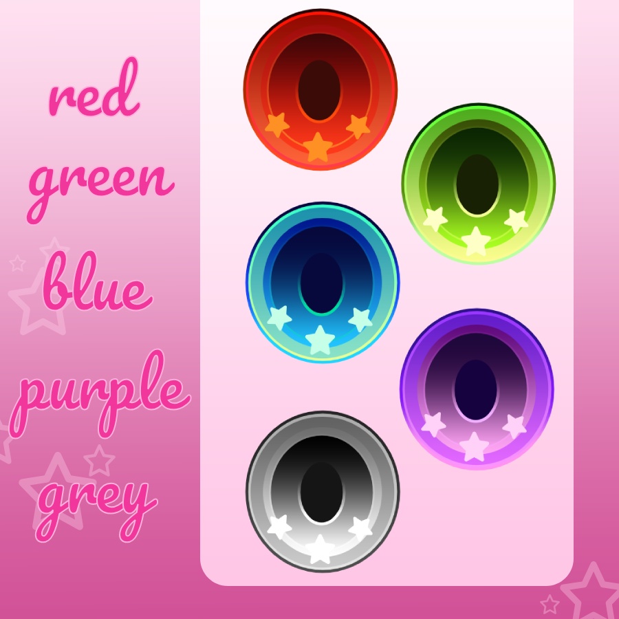 pinkie! - vroid asset for vtubers - eye texture