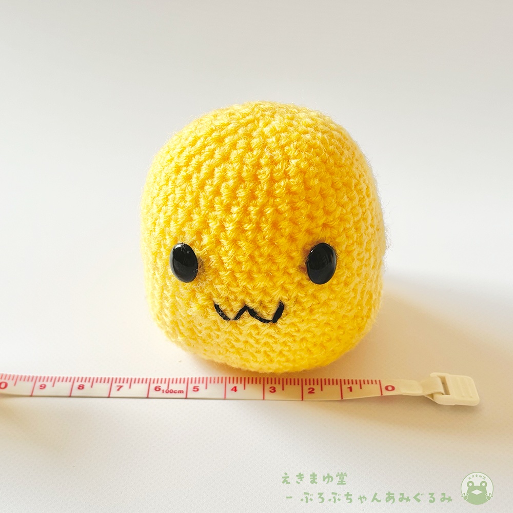 ぶろぶちゃん(Blob Emoji) 手乗りサイズあみぐるみ