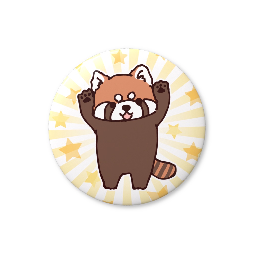 威嚇？するレッサーパンダ