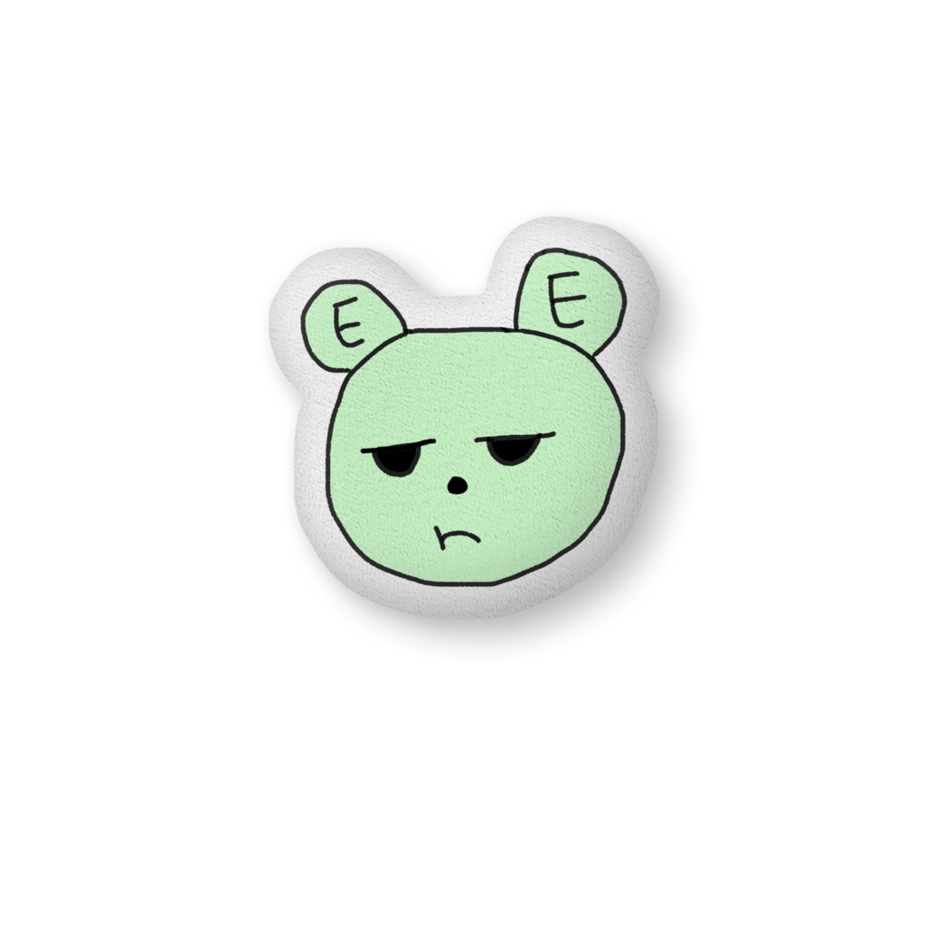 タナベアクッション〜ふつう顔〜