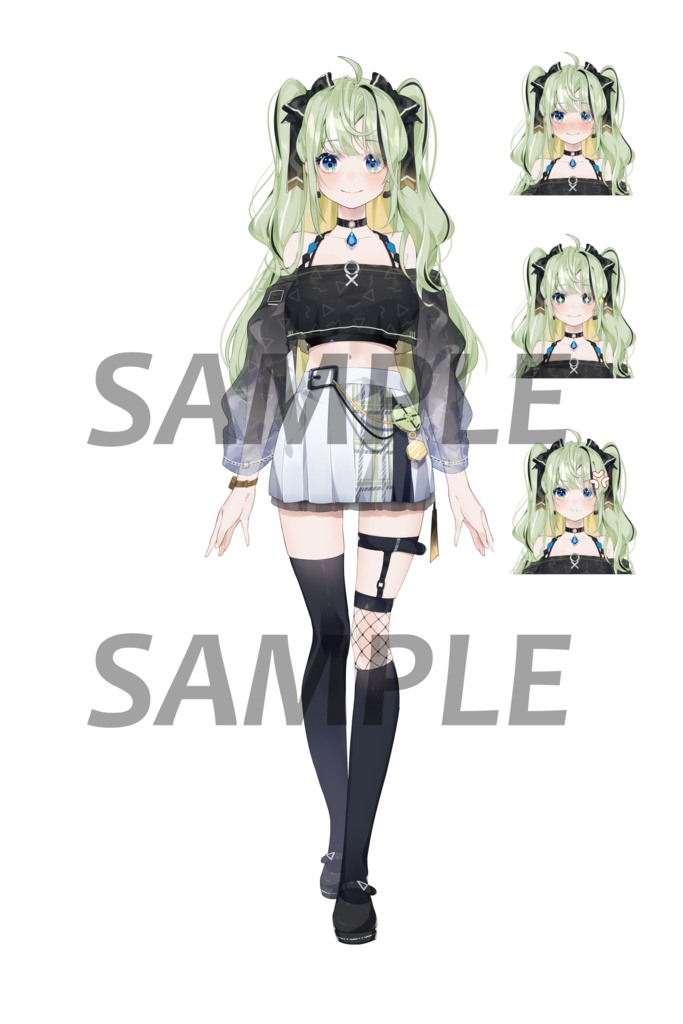 【限定1点】【PSD包含】Prprlive/VtubeStudio 対応Live2Dモデル