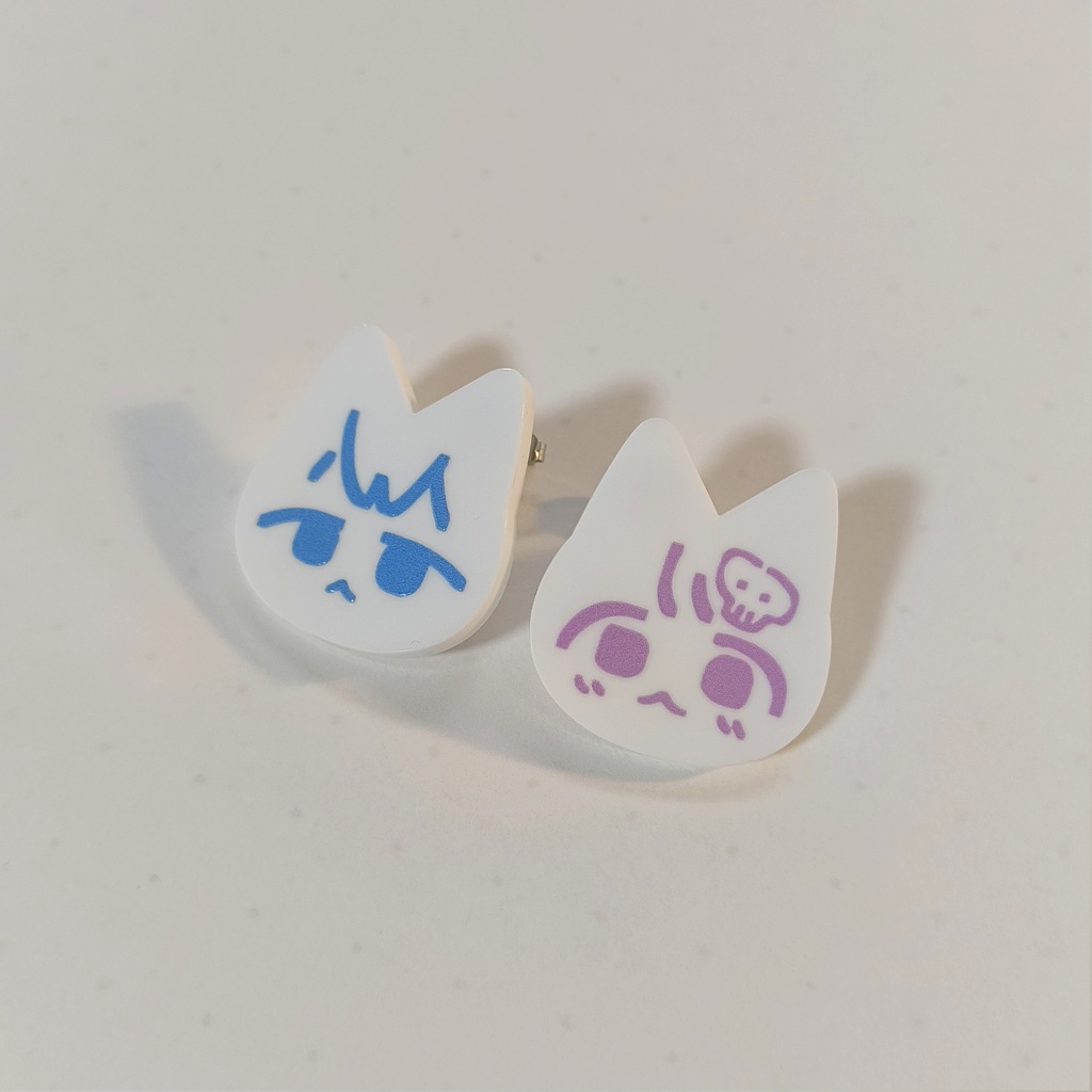 ネコちゃんピアス