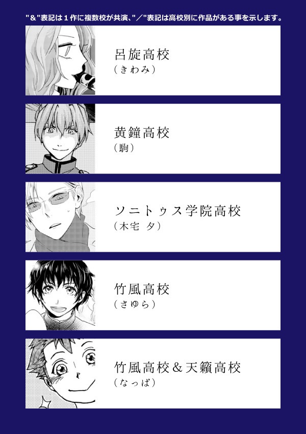 【SC(S)】他校アンソロジー「Counter Melody」