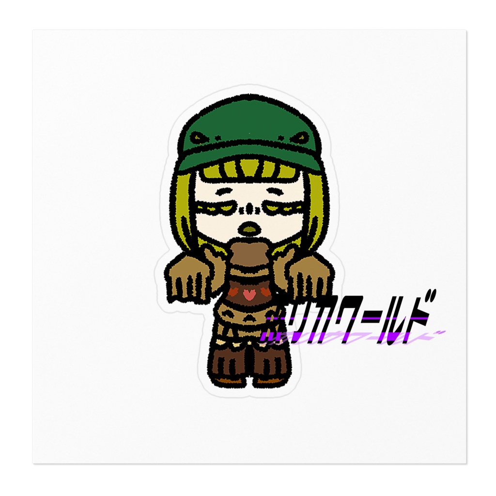 【着るハロウィン】スケアクロウのステッカー