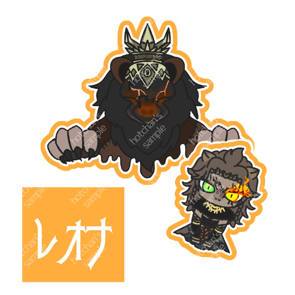 オバブロ対応超耐水ステッカー【期間限定】