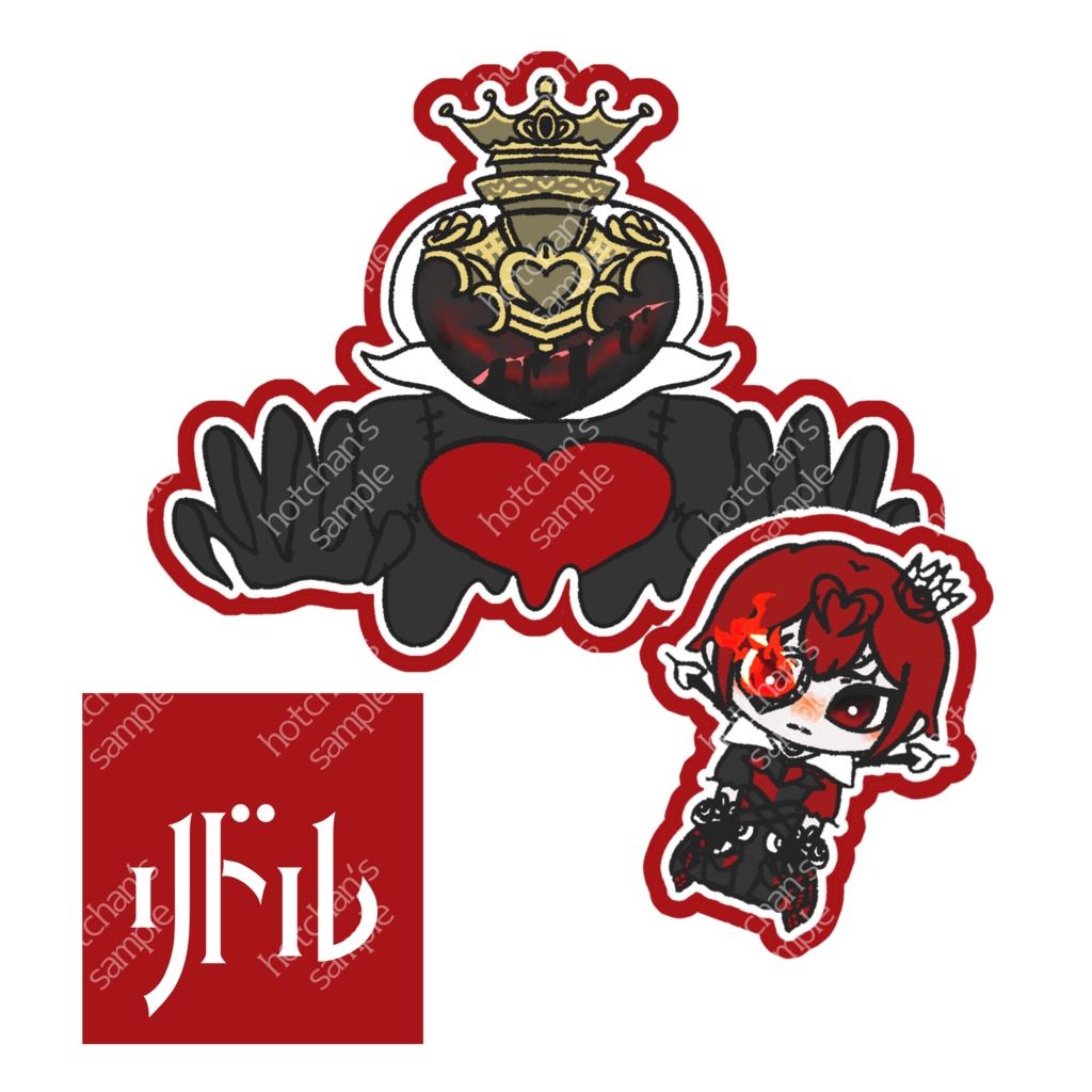 オバブロ対応超耐水ステッカー【期間限定】