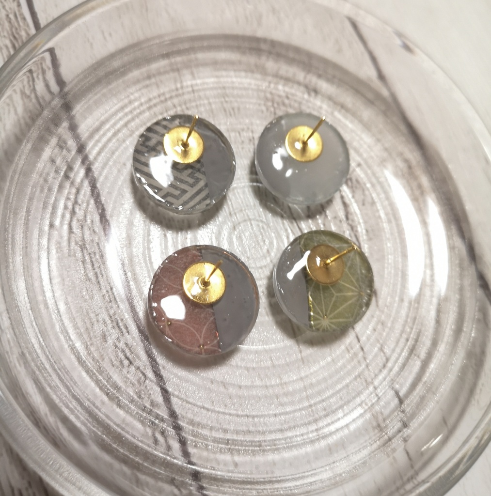 【B級品】和モダン ピアス