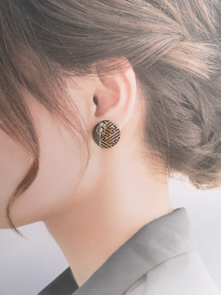 【B級品】和モダン ピアス