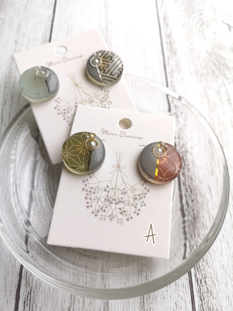 【B級品】和モダン ピアス