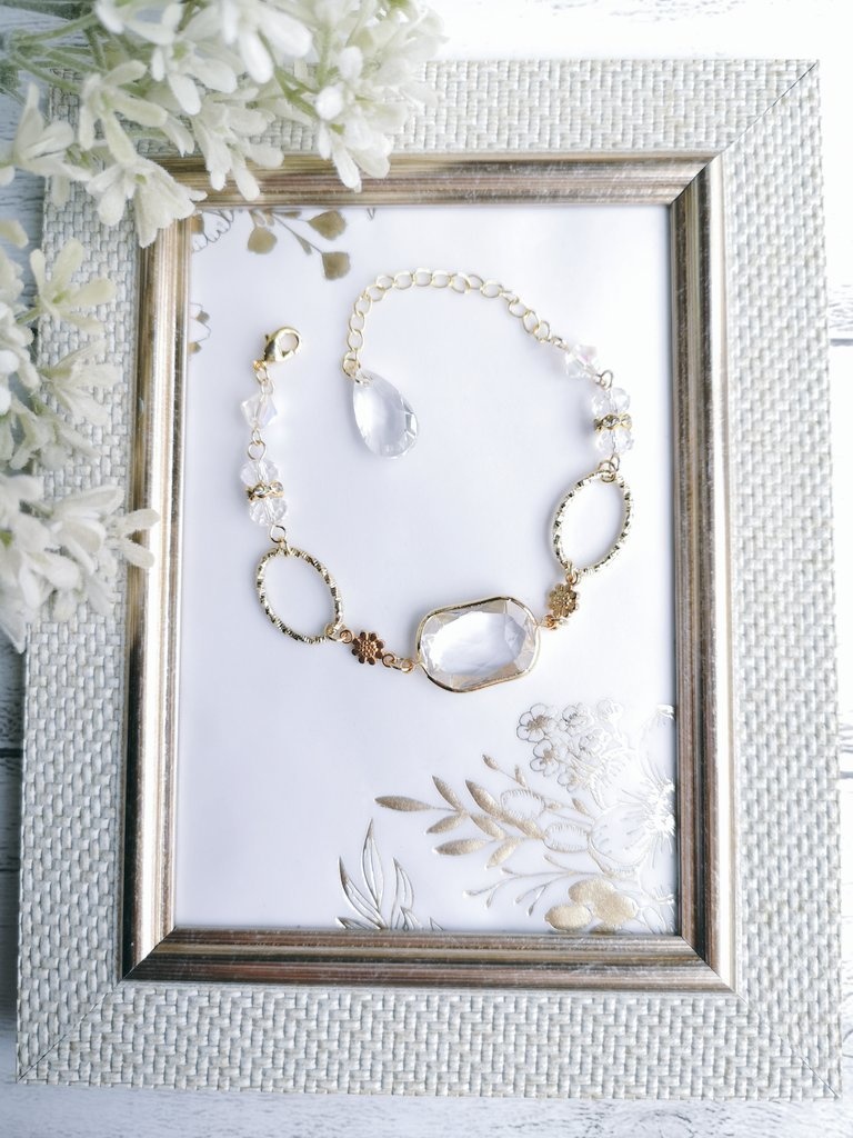 クリアカラーブレスレット