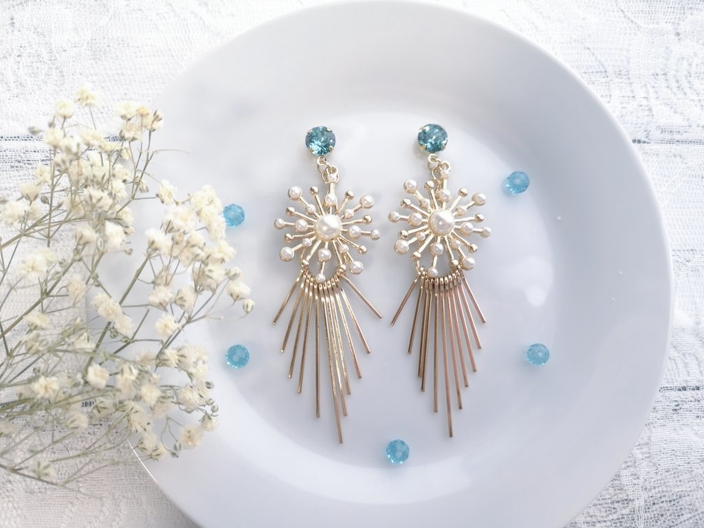 呪術廻戦 五条悟イメージピアス(イヤリング変更可)