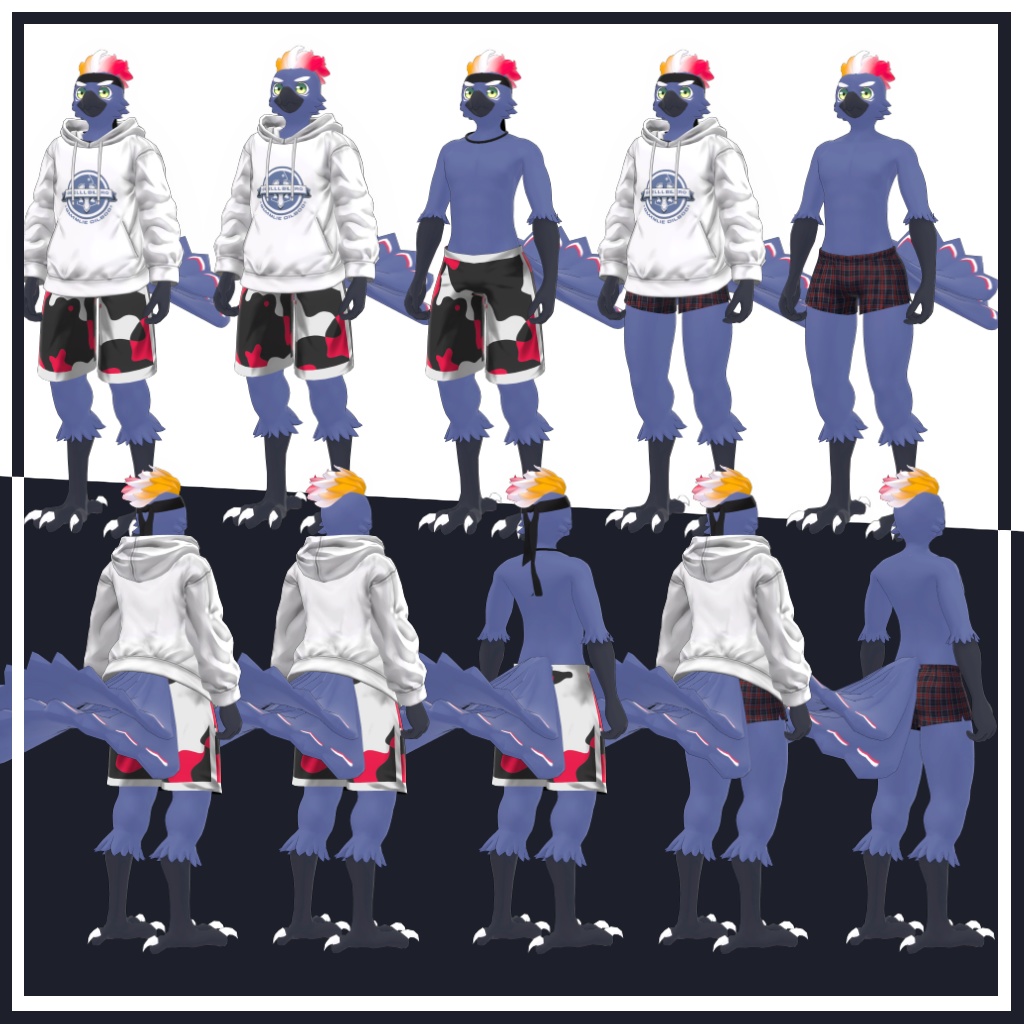 チャックくん/Chuck/ VRChat Avatar 3D Model